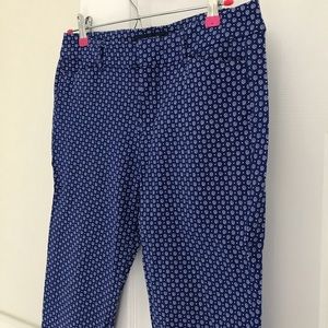 Bright Cropped Patterned Pants